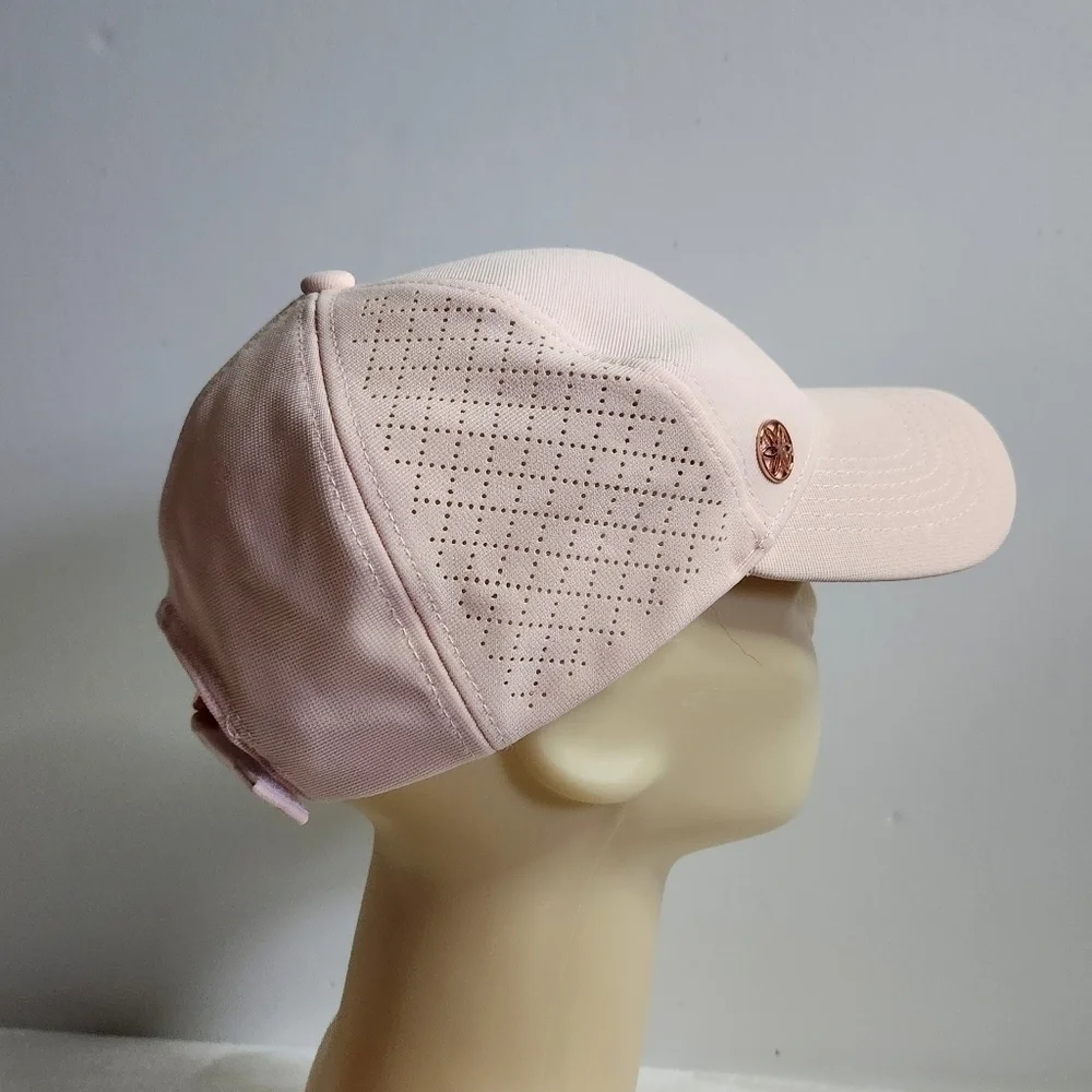 Gaiam Wander Breathable Geo Blush Pink Baseball Hat Cap